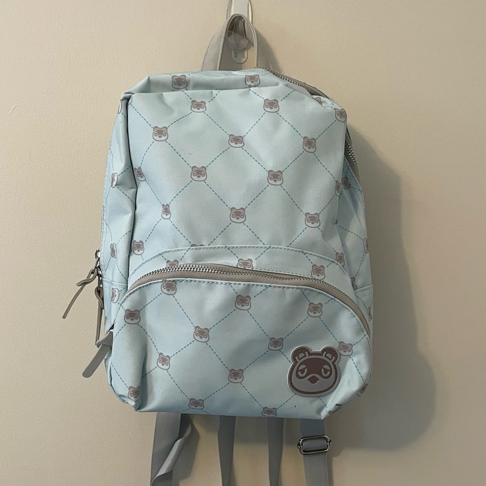 SOLD Controller Gear Nintendo Animal Crossing Tom Nook Mini Backpack Light Green